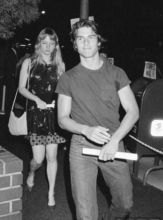 tom-cruise-fan: Tom Cruise and Rebecca De mornay attend a screening of their film