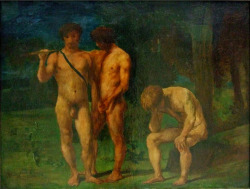 houndeye:  Hans von Marées Three Men in