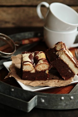 confectionerybliss:  Tiramisu Brownies // My