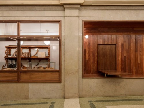 {Brooklyn-based firm Workstead attempted redefining the bakery in this project. Love the creative so