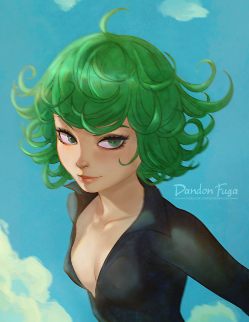 dandon-fuga:  Quick sketch of ‪#‎Tatsumaki‬ from One Punch Man.https://www.patreon.com/dandonfuga 