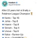 corsolanite:The internet reacts to Ash Ketchum’s Pokémon Leauge Win! 🏆 