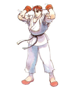 challengerapproaching:  Ryu from Streets, throughout the ages.Welcome to the fight, my friend.