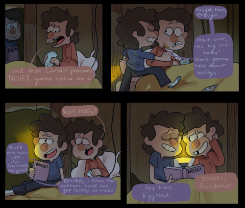 strampunch:  wet-monsoon:  stan kid interactions will be the end of me  this is too precious and the art style hnnng <3