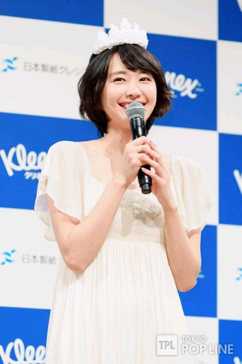 raindec:Press conference of Yui Aragaki’s kleenex cm “「ふれるたび篇」“