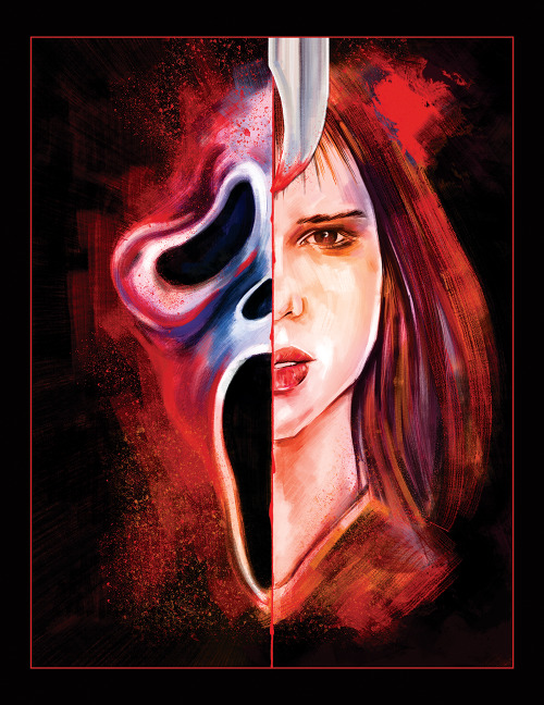 FINAL GIRLS &amp; CINEMA SURVIVORS - an ongoing series by illustrator Matthew Therrien (htt