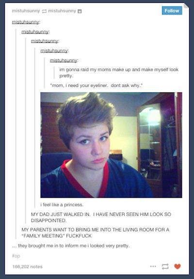 halien-of-gallifrey:itsstuckyinmyhead:  Family and Tumblr   What the fuck