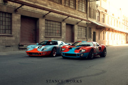 topvehicles:  A Pair of Ford GT40s 