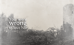 kiwikiwiandkiwi:You were wrong to love her, a voice whispered. You were wrong to leave her, a differ