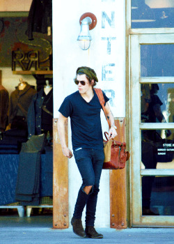  Harry Styles out in West Hollywood, for