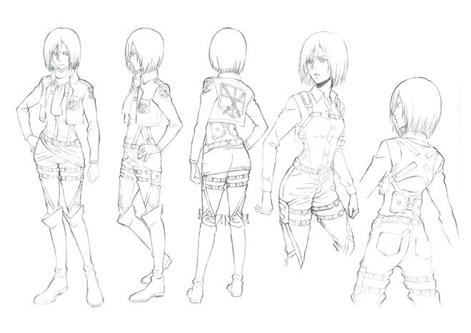 juu-arts:  Character designs from here which were posted on the official website
