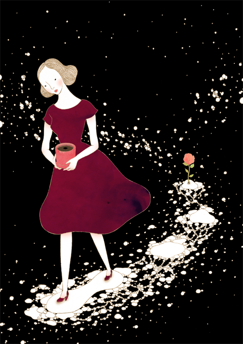 artmonia:  Hana Jang - Seoul, Korea based artist. Pencil and digital painting 