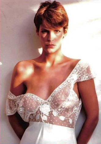 famoustits23:  famoustits23:  051 JAMIE LEE CURTIS   Age 56. Bra size 34C. Set number