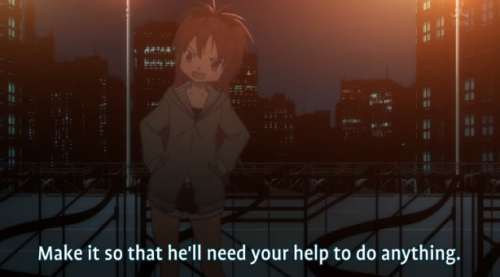 queenofthenoorth:expert guy advice from red madoka