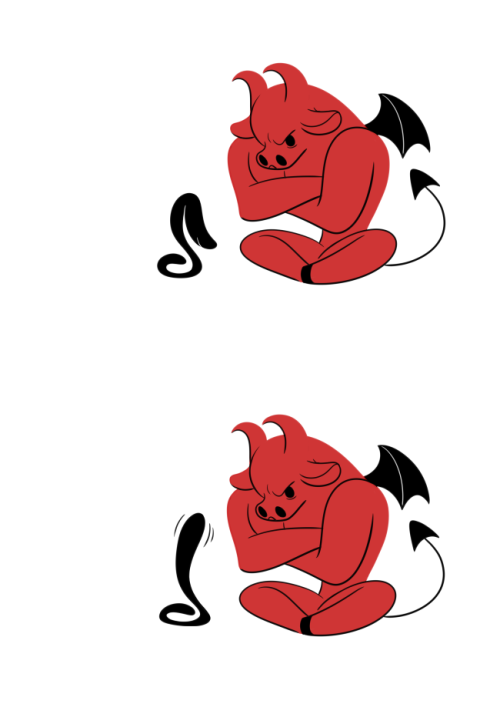 stutterhug:  Devils Advocate.or adventures of a run away tail (refer to previous comic ‘Tail End’ and my other demonic cat friend comics to learn more )