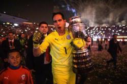 uzziblue:    What a year for C1audio Bravo! Debut for Barca won the treble then captained his country to their first Copa America!   