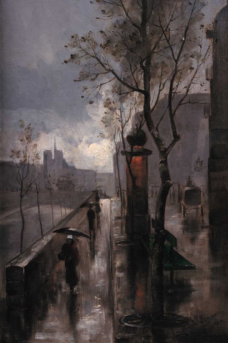 spoutziki-art:     Zdenka Braunerová - In Paris, 1886