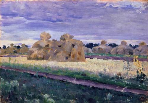 Haystacks, Mikhail Nesterov