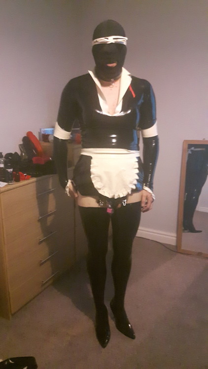 sissymaidcandy: mistresstofucktoy: Ready to serve mistress! How would you use your sissy maid! @siss