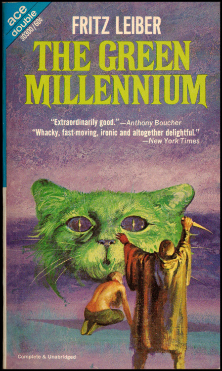 The Green Millennium by Fritz Leiber. Ace Books, 1969.Greystoke Trading Company.