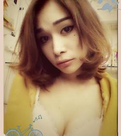 ladyboyselfies:  Beautiful Namtan from Bangkok Thailand. Contact Her.