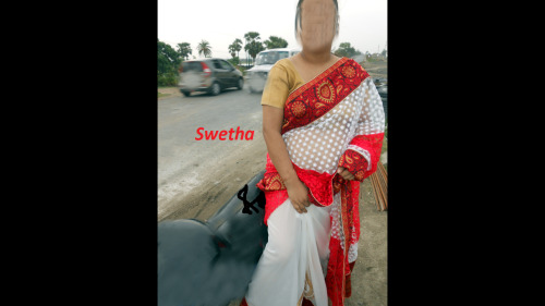exhibitionistdesidaring: Desi Milf Transparent saree gand show