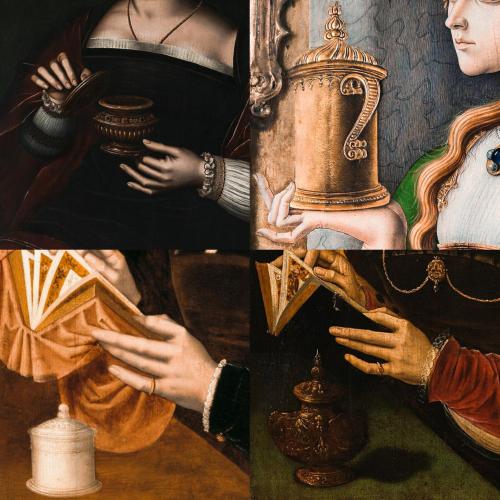 Cups in Mary Magdalene paintingsii/iv