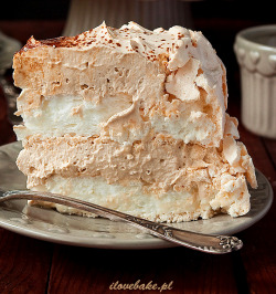 delicious-food-porn:Meringue Cake with Coffee Cream (Polish Recipe)hell yeah!