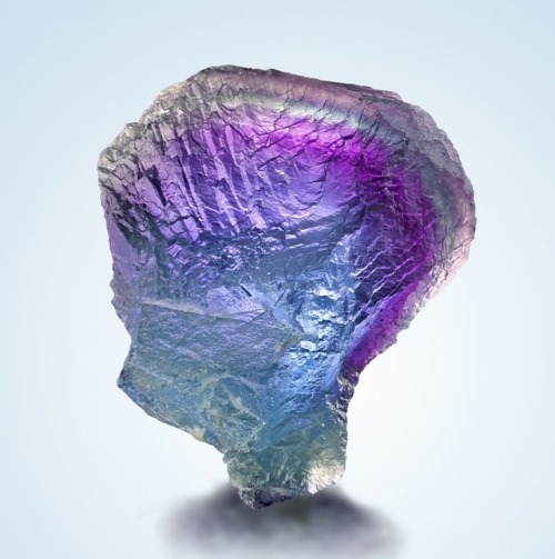 Zoned Skeletal Fluorite -  Summit Cleft, Weisseck, South Slope, Salzburg, Austria    