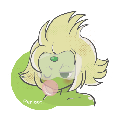 usubbb:  My first Peridot I want to know about her hairstyle  ペリ子の髪型ってこんなのなんかな？   > u< <3 <3 <3