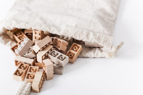 Wooden Lego Blocks by MokurokkuThe Japanese brand offers an interesting remix of the iconic blocks, 