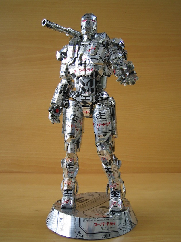 mymodernmet:  Japanese artist Makaon transforms discarded aluminum cans into delightful