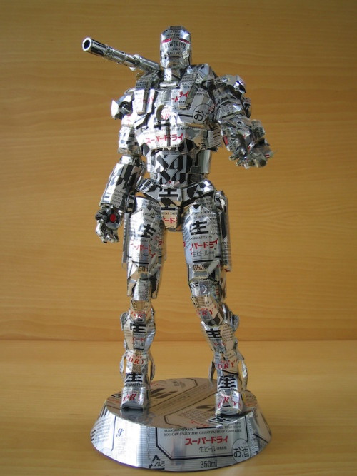 mymodernmet:  Japanese artist Makaon transforms discarded aluminum cans into delightful sculptures of iconic characters like Mario, Yoshi, Pikachu, and others. 