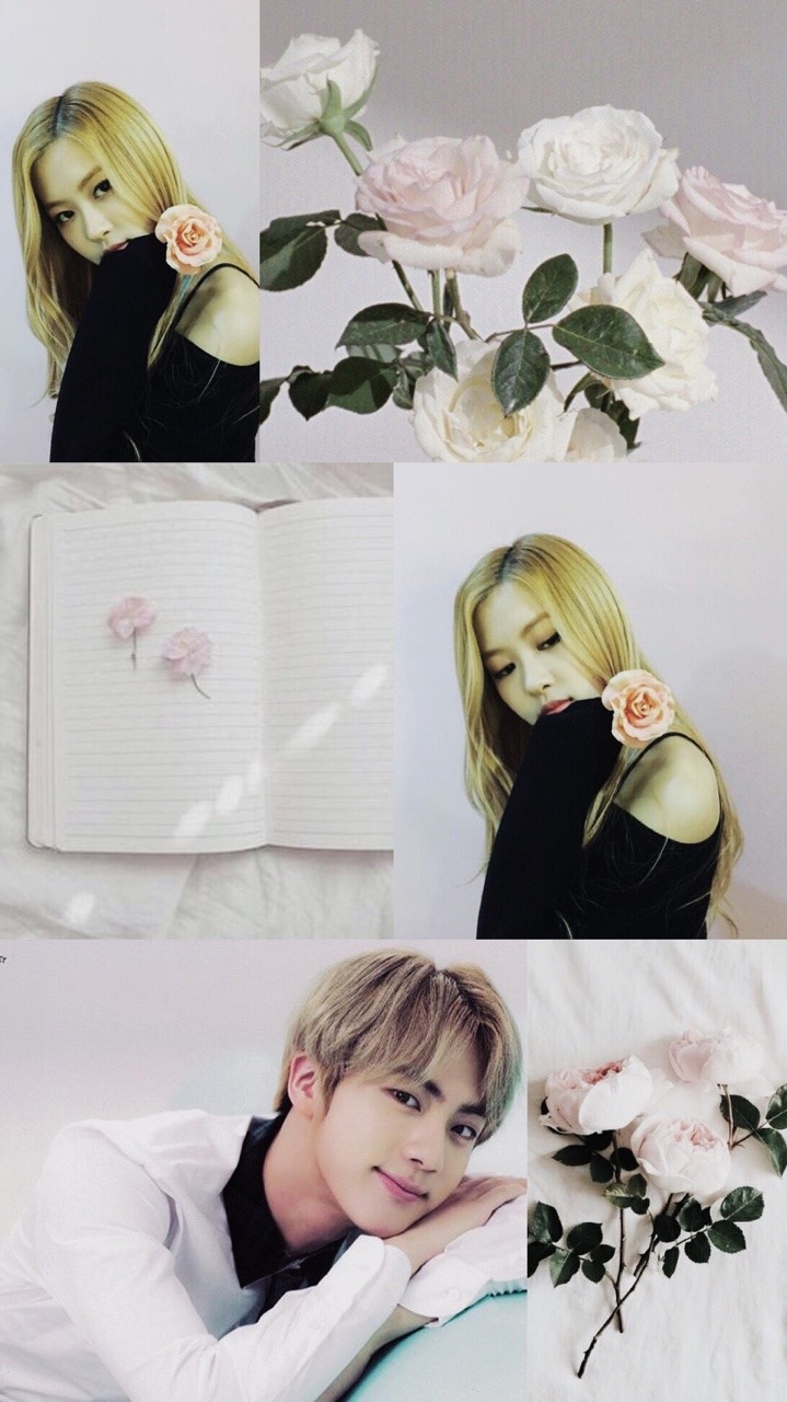 BTS Aesthetic Wallpapers — REQUESTED ; { BTS JIN & BLACKPINK ROSÉ  Aesthetic...