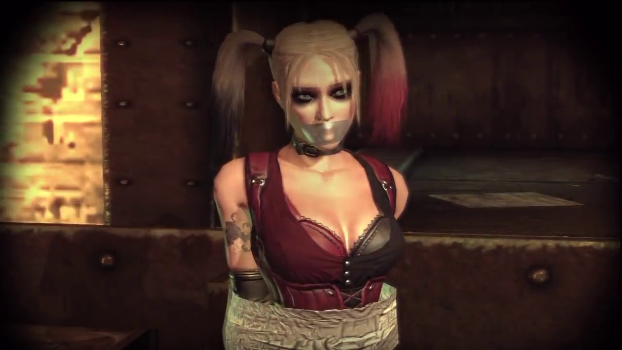 gentlemankidnapper: Harley Quinn in Batman: Arkham Night, 1st part
