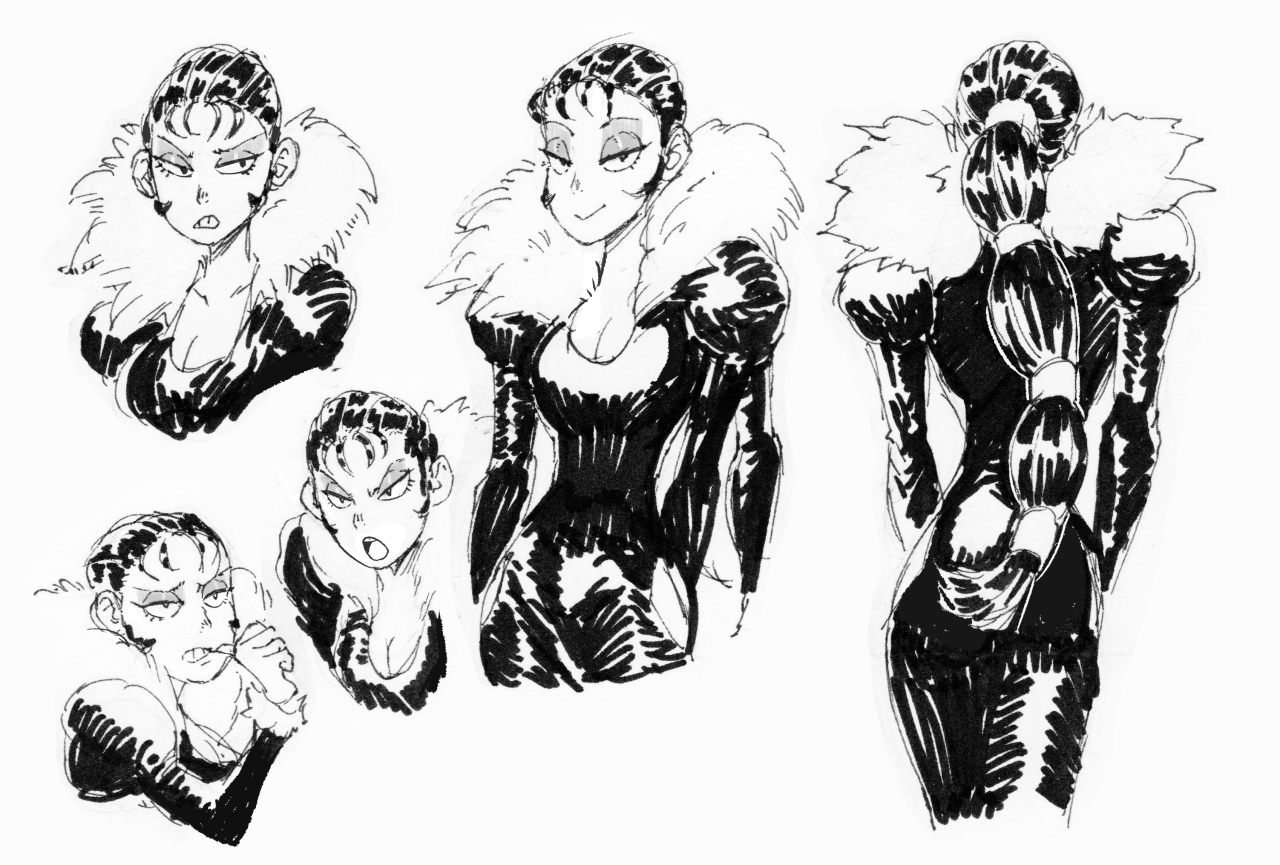 vertigheist:  some Dottel doodles confirmed mom :V  these are just sketches rearranged,