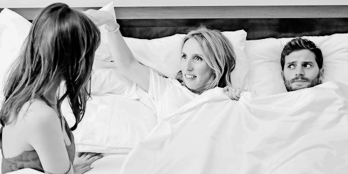 50shades:  “Both of Jamie and Dakota gave themselves to the characters and the movie. There was no hesitation, from that the chemistry of the two characters just works beautifully.” Sam Taylor Johnson