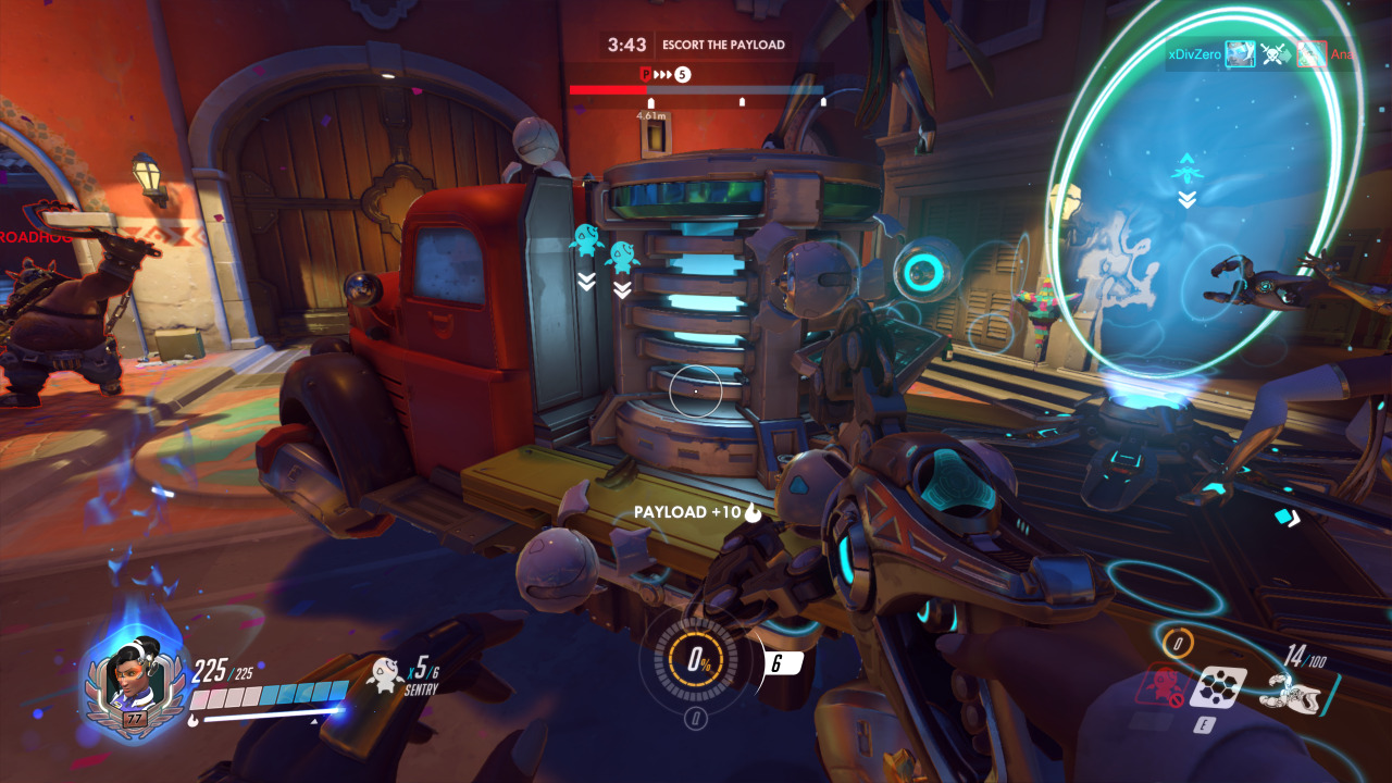 sumrallmind:  We played a game of all Symmetras and it was amazing. That’s my teleporter
