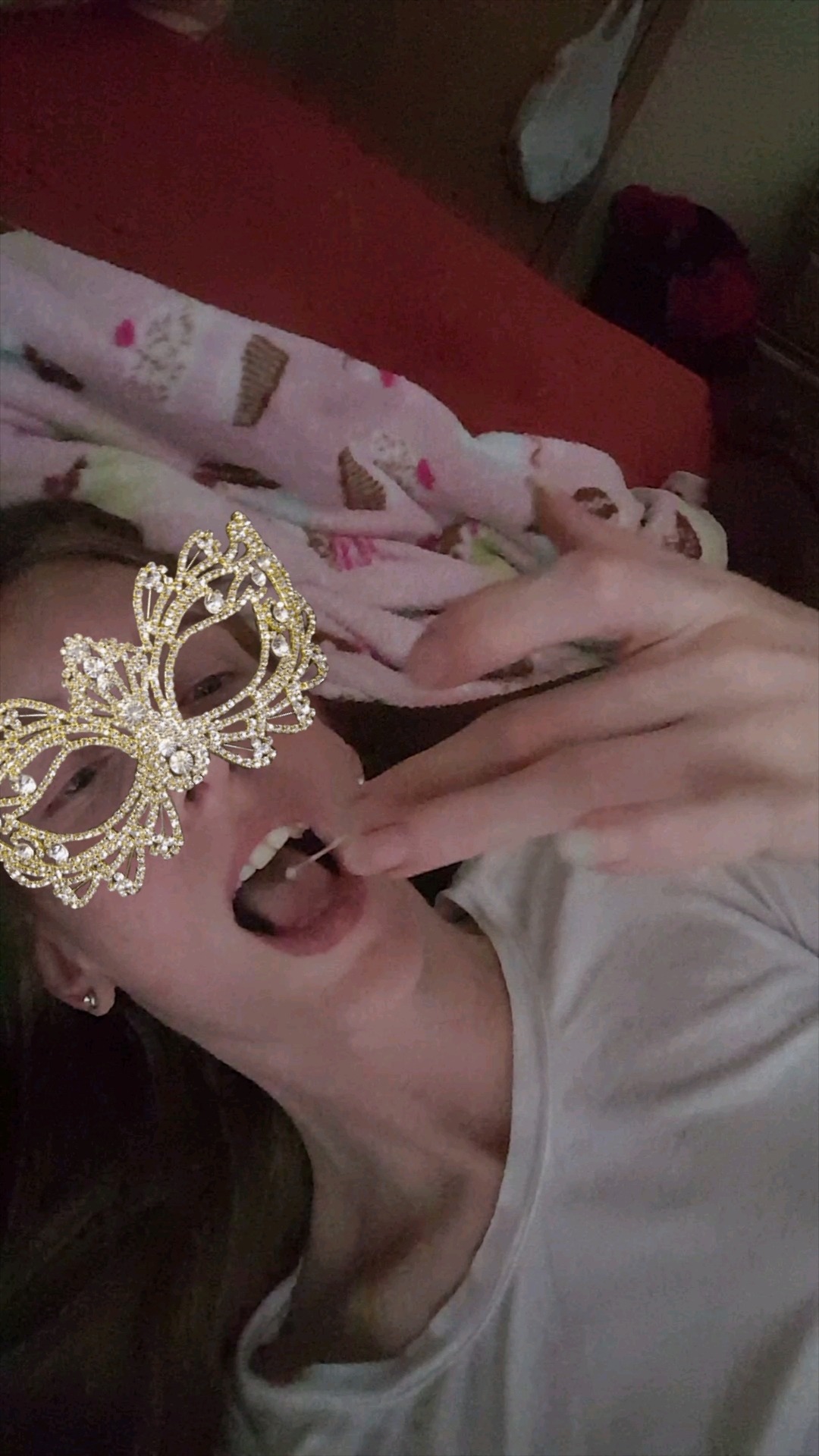 dorychop:  Eating my own cum after I fuck my pussy with my vibrator. Video for sale.