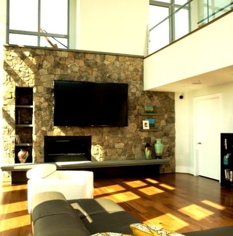 Modern Family Room In DC Metro