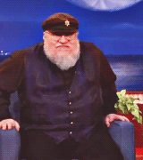  George R.R. Martin Being Adorable on Conan