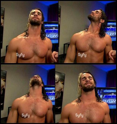 rwfan11:  ….yes, Seth we smell the SEXY in the air too!….seems to happen every time you’re around! :-)