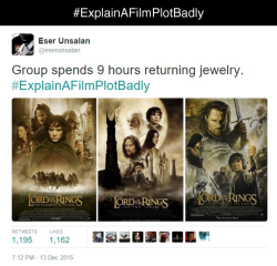 tastefullyoffensive:  Some of the Best #ExplainAFilmPlotBadly Tweets (via starks4life)Part Two