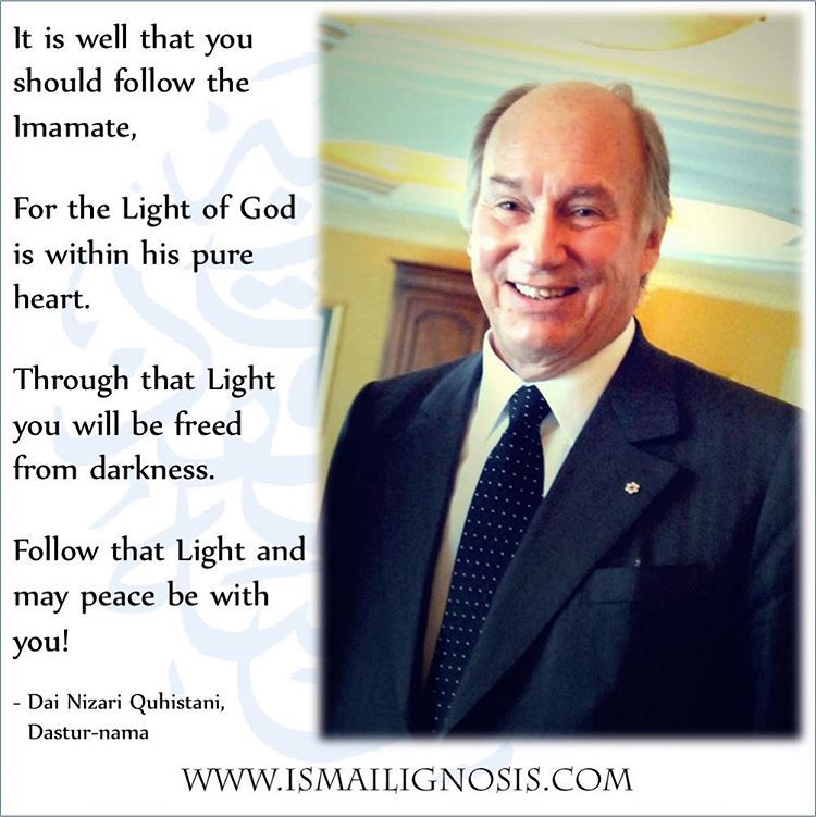 It is well that you should follow the Imamate,
For the Light of God is within his pure heart.
Through that Light you will be freed from darkness.
Follow that Light and may peace be with you!
- Nizari Quhistani, Dastur nama
 
#Ismaili #Ismailism...