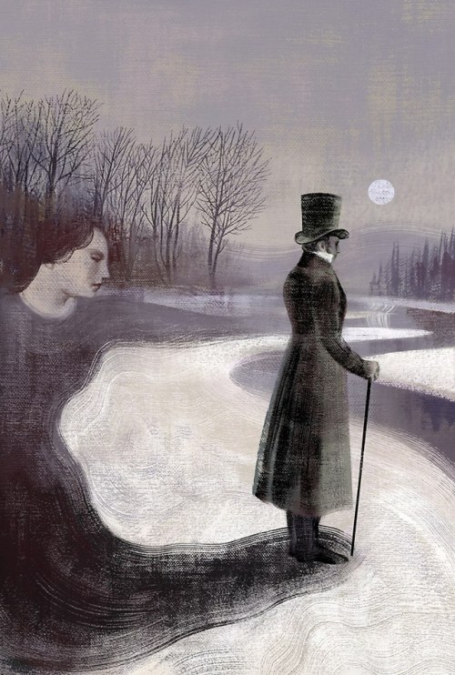 Anna &amp; Elena Balbusso (Italian, Twins, b. Udine, Italy) - Illustrations for Eugene Onegin by Ale