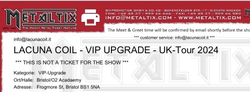 Officially Seeing Lacuna Coil (and Meeting The Band) This Fall