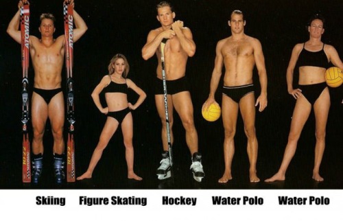 emt-monster:  Different body types for different sports.Source: Ebaums World