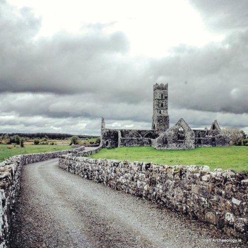 irisharchaeology: Old road to Kilconnell Friary, Co Galway, Ireland. The friary was run by the Franc