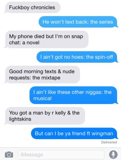 prettyboyshyflizzy:  people-suckkk:  letters2society:  this is why @findingolivialeigh is my friend  “I ain’t like these other niggas” was my personal favorite  :(  