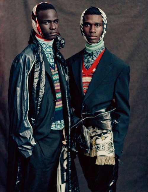 jilkos:Malick Bodian Jason Harderwijk  Sethu N. Jermaine Downer Zakarie Ali  Photo by Paolo Roversi 